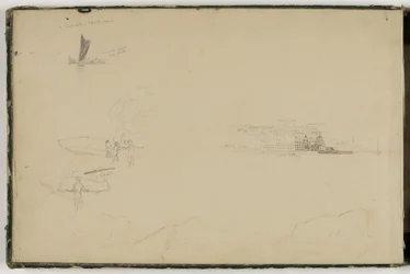 Panorama de la baie de Naples, vers 1832